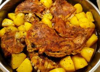 Κατσικάκι με πατάτες