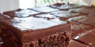 Κέικ με σοκολάτα καραμέλας μα καρύδια