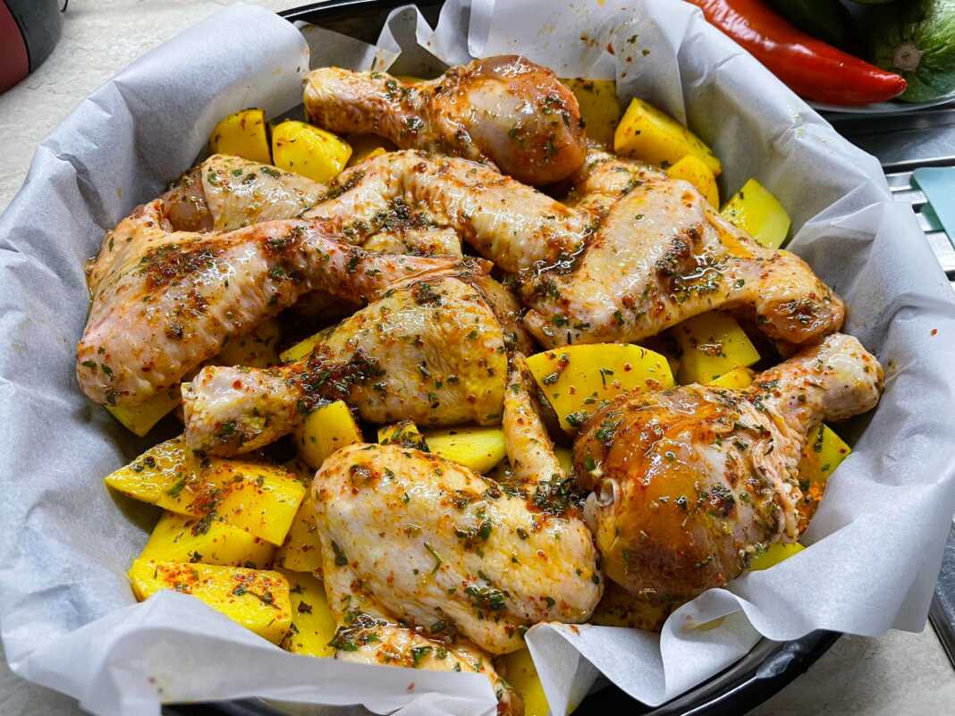 Κοτόπουλο με πατάτες