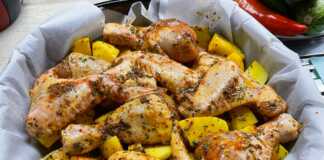 Κοτόπουλο με πατάτες
