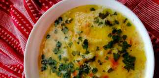 Πατατόσουπα αυγοκομένη