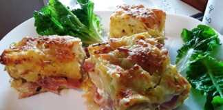 Πίτα με ψημμένα φύλλα σε μικρή φόρμα