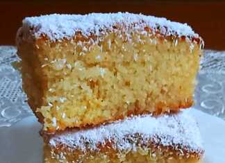 Ραβανί με ινδοκάρυδο(καρύδα)