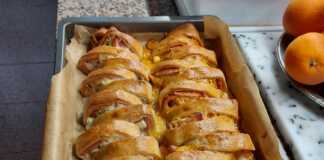 Ρολάκια Σαλαμιού με τυρί