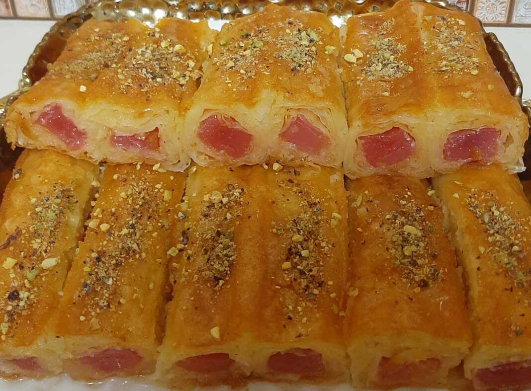 saraglakiaLoukoumi Σαραγλάκια με λουκόυμι