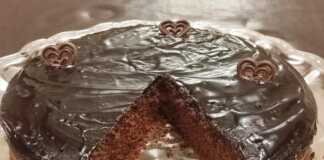 Σιμιγδαλένιο κέικ σοκολάτας