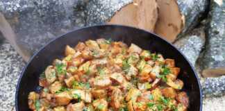 Πικάντικη Τηγανιά με πατάτες