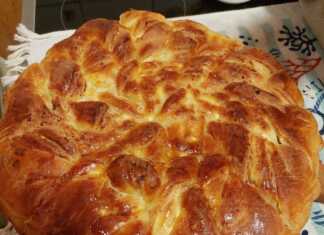 Τυρόψωμο με χειροποίητο φύλλο