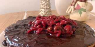 Κέικ Σοκολάτας με Κεράσια
