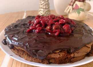 Κέικ Σοκολάτας με Κεράσια