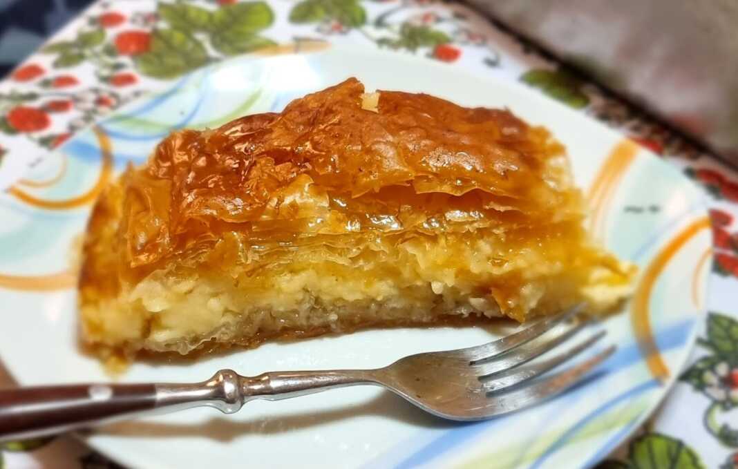 Γαλακτομπούρεκο χωρίς σιμιγδάλι