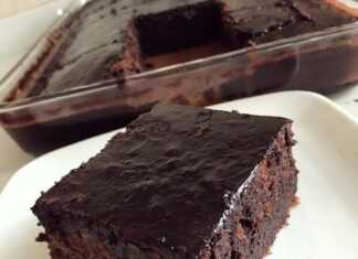 Υγρό κέικ σοκολάτας