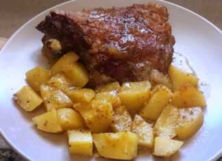 κατσικάκι με πατάτες στο φούρνο