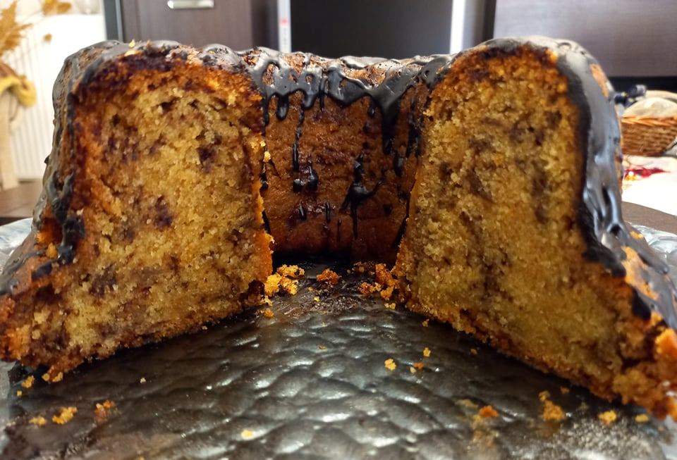 Kέικ πορτοκαλιού χωρίς αυγά