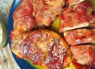 Φιλέτο Κοτόπουλο με μια υπέροχη σάλτσα και πουρέ αρακά