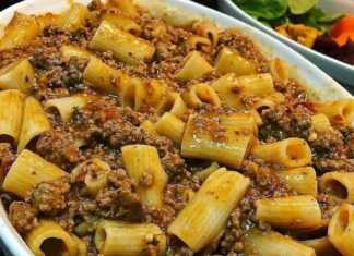 Πένες γκρατεν με κιμά 