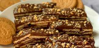 μπισκοτογλυκό με σοκολάτα