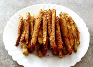 Παναρισμένα μπαστούνια κολοκυθιού