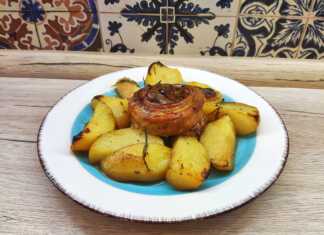 Ρολό Πανσέτες στο φούρνο με πατάτες