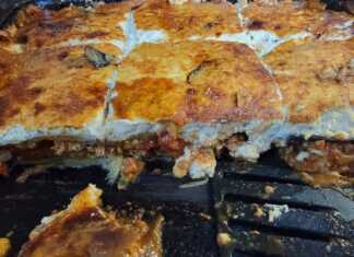 Μουσακάς με κιμά σόγιας