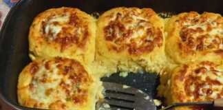 Γεμιστές Φωλιές πατάτας