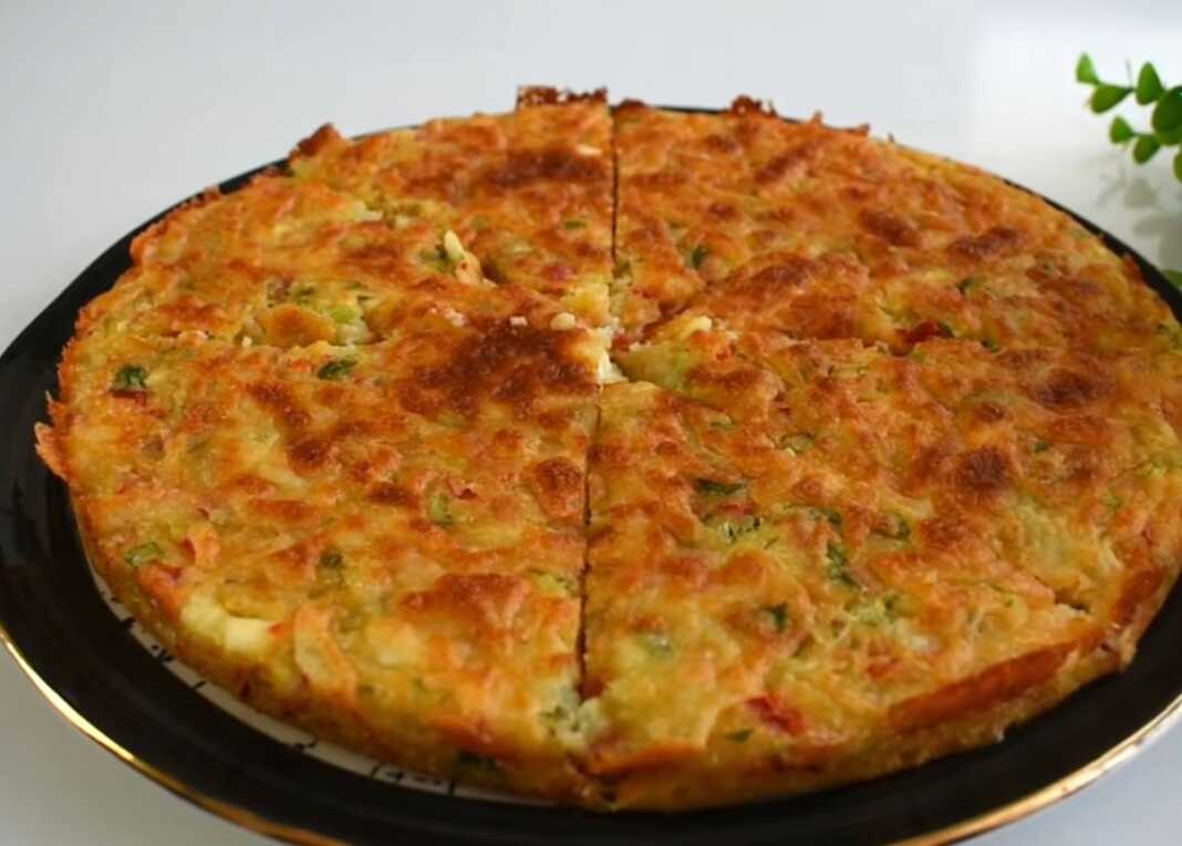 Πίτα λαχανικών με τυρί