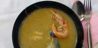 Ψαρόσουπα Βελουτέ με Κολοκύθα