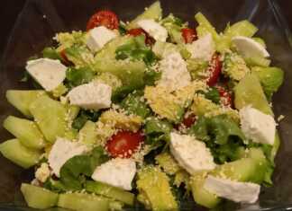 Δροσερή σαλάτα με αβοκάντο