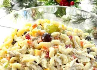 Σαλάτα με ζυμαρικά και κοτόπουλο