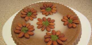 Σιμιγδαλένιος Χαλβάς με γλασο ζάχαρης