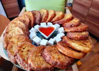 Τηγανητές φέτες με γιαούρτι