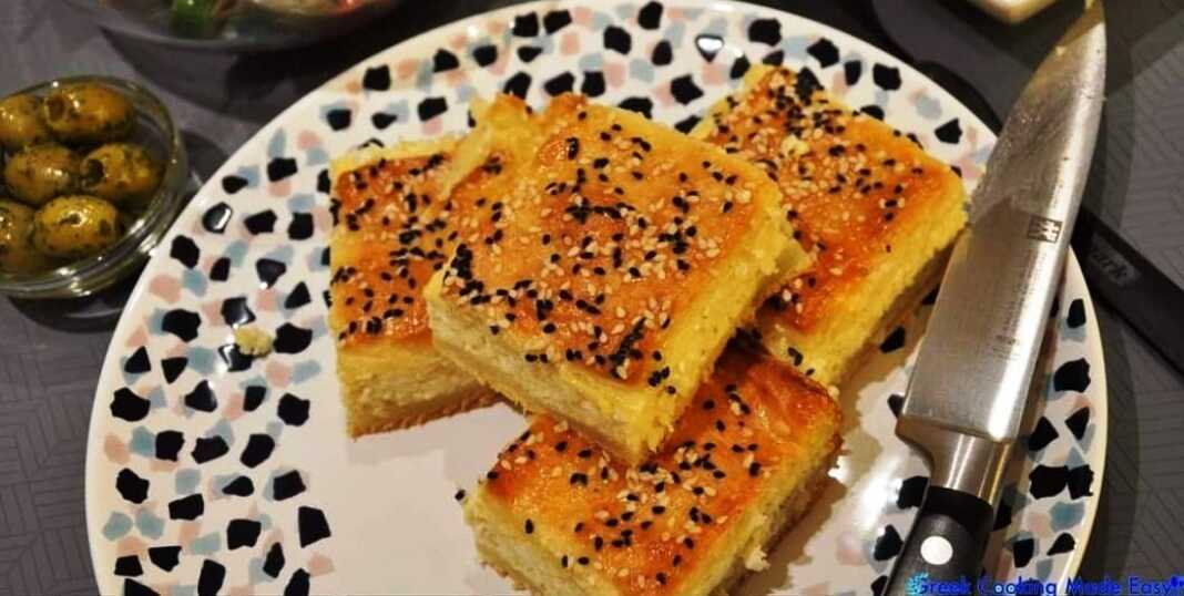 tiropitaKritikaTiria Τυρόπιτα Με Ζύμη Γιαουρτιού Και Τέσσερα Κρητικά Τυριά