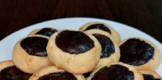 Ζύμη κουραμπιέ με σοκολάτα