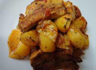 Χοιρινό με πατάτες στο φούρνο