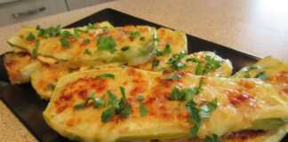 Κολοκυθάκια γεμιστά με αυγά και τυρί.. Κολοκυθάκια γεμιστά με αυγά και τυρί