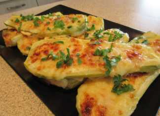 Κολοκυθάκια γεμιστά με αυγά και τυρί