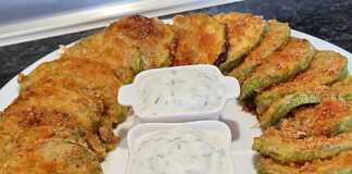 Κολοκυθάκια στο φούρνο με παρμεζάνα.