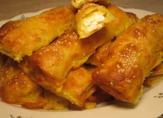 Τραγανά μπουρέκια με τυρί