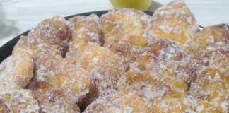 Τηγανίτες με μήλα και Philadelphia