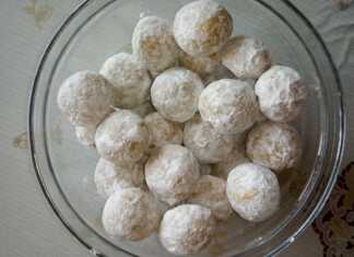 φοντανάκια με καρύδι και λουκούμι