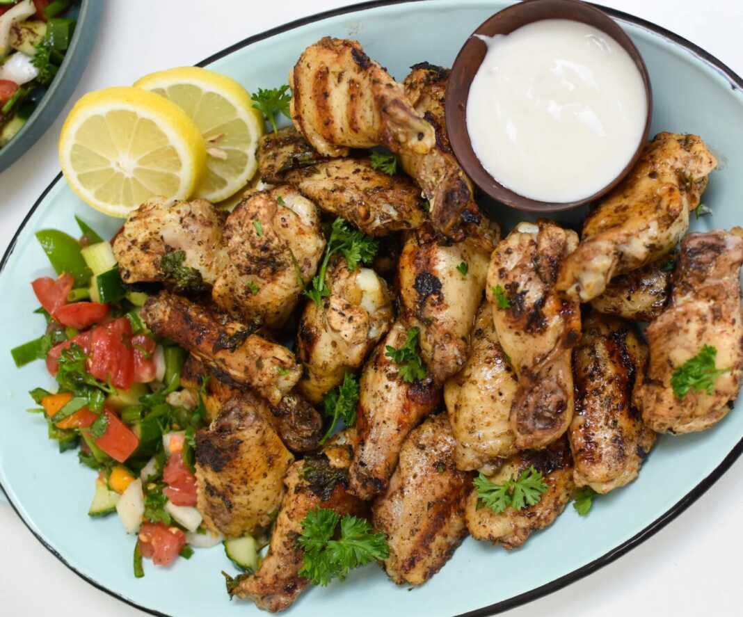 Φτερούγες Κοτόπουλο στην σχάρα