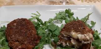 Γαύρος σάντουιτς παναρισμένος με κακάο.