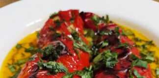 Γεμιστές πιπεριές Φλωρίνης με ρύζι