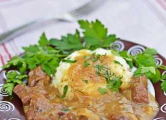 Χοιρινό με σάλτσα λευκού κρασιού