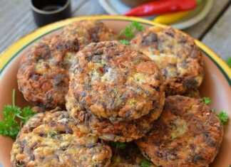 Κεφτέδες από φασόλια και μανιτάρια