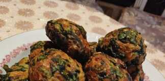Κεφτέδες με Σπανάκι και τυρί