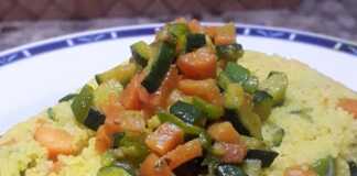 Κουσκούς με λαχανικά και κάρυ