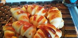 Κρουασανάκια με τυρί ή μαρμελάδα