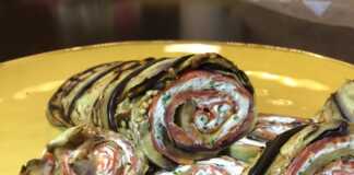 Ρολό μελιτζάνας μόνο με 3 υλικά