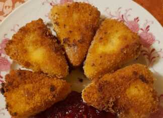 Παναρισμένο τυρί με φρυγανιά